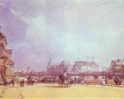 理查德帕克斯伯宁顿 - Paris. Quai du Louvre.